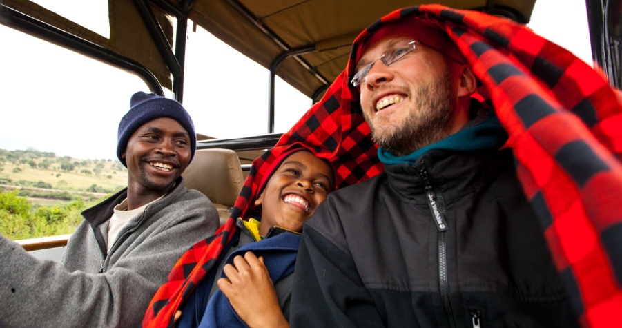 Unterwegs im Jeep, Kenia